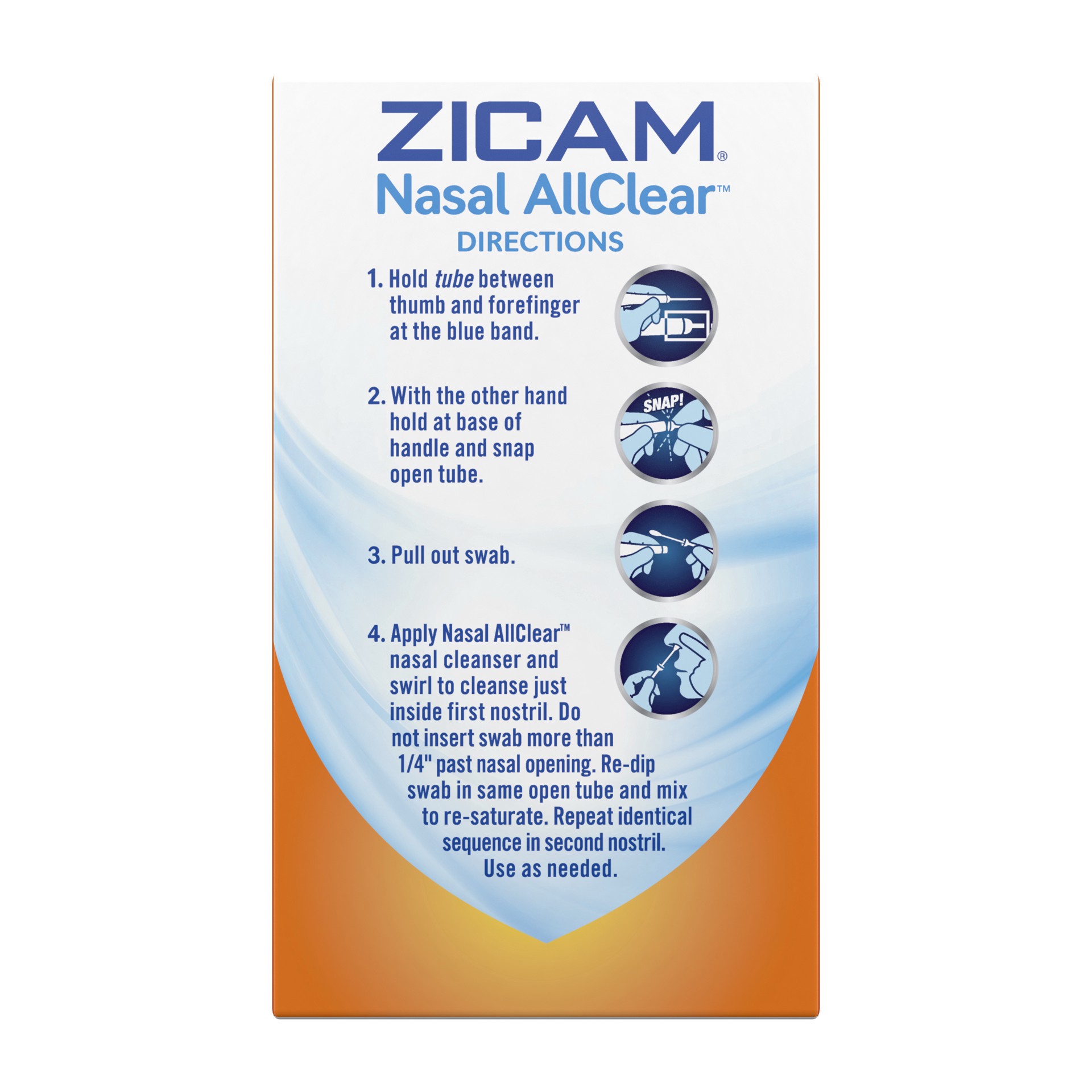 slide 2 of 4, Zicam Nasal AllClear™ Triple Action Nasal Cleanser with Cooling Menthol 20ct, 20 ct
