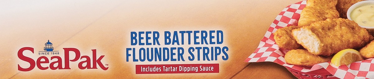 slide 7 of 14, SeaPak Beer Battered Flounder Strips 13 oz, 13 oz