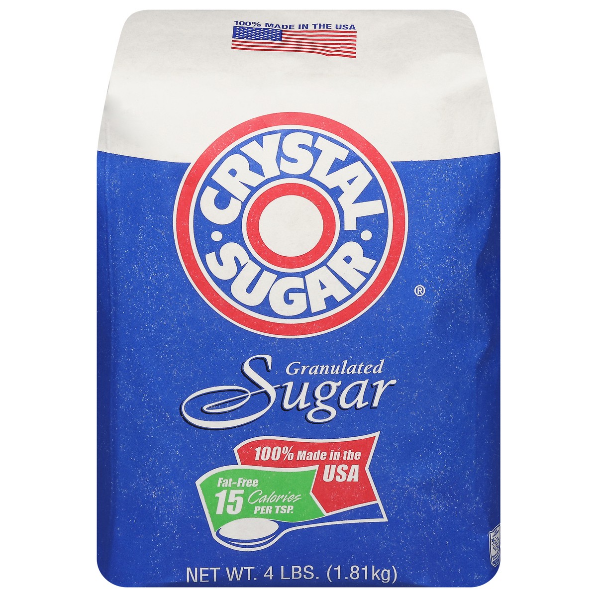 slide 2 of 4, Crystal Sugar Granulated Sugar 4 lb, 4 lb