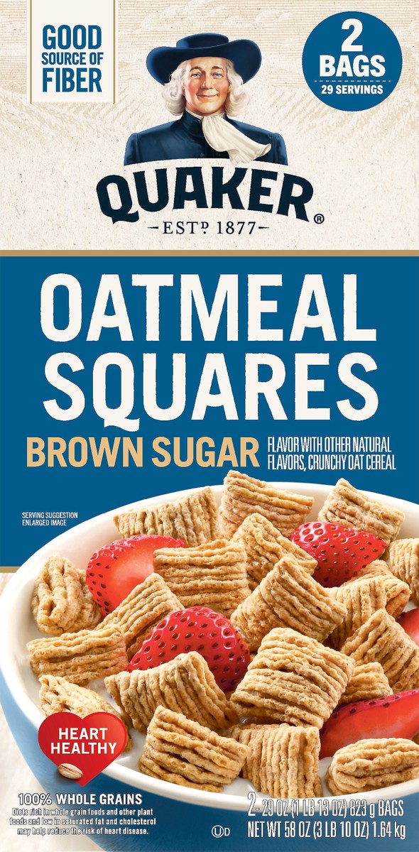 slide 4 of 5, Quaker Oatmeal Squares, 2 ct