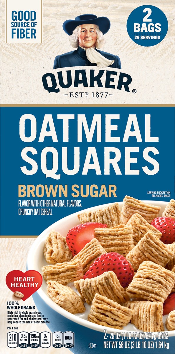 slide 5 of 5, Quaker Oatmeal Squares, 2 ct