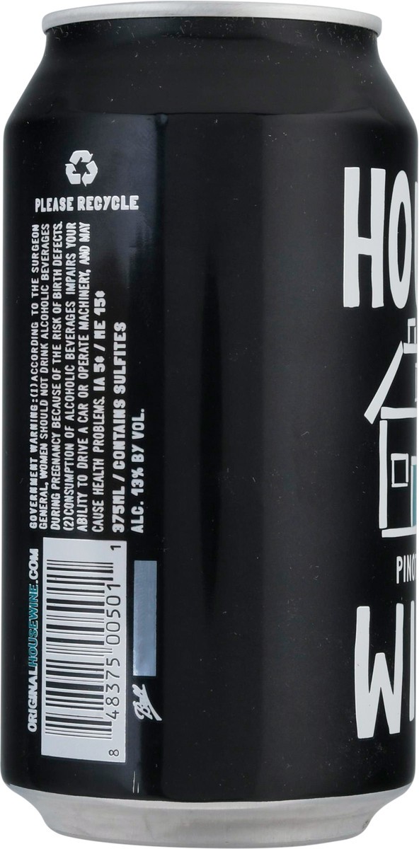 slide 9 of 9, House Wine Pinot Noir 375 ml, 375 ml