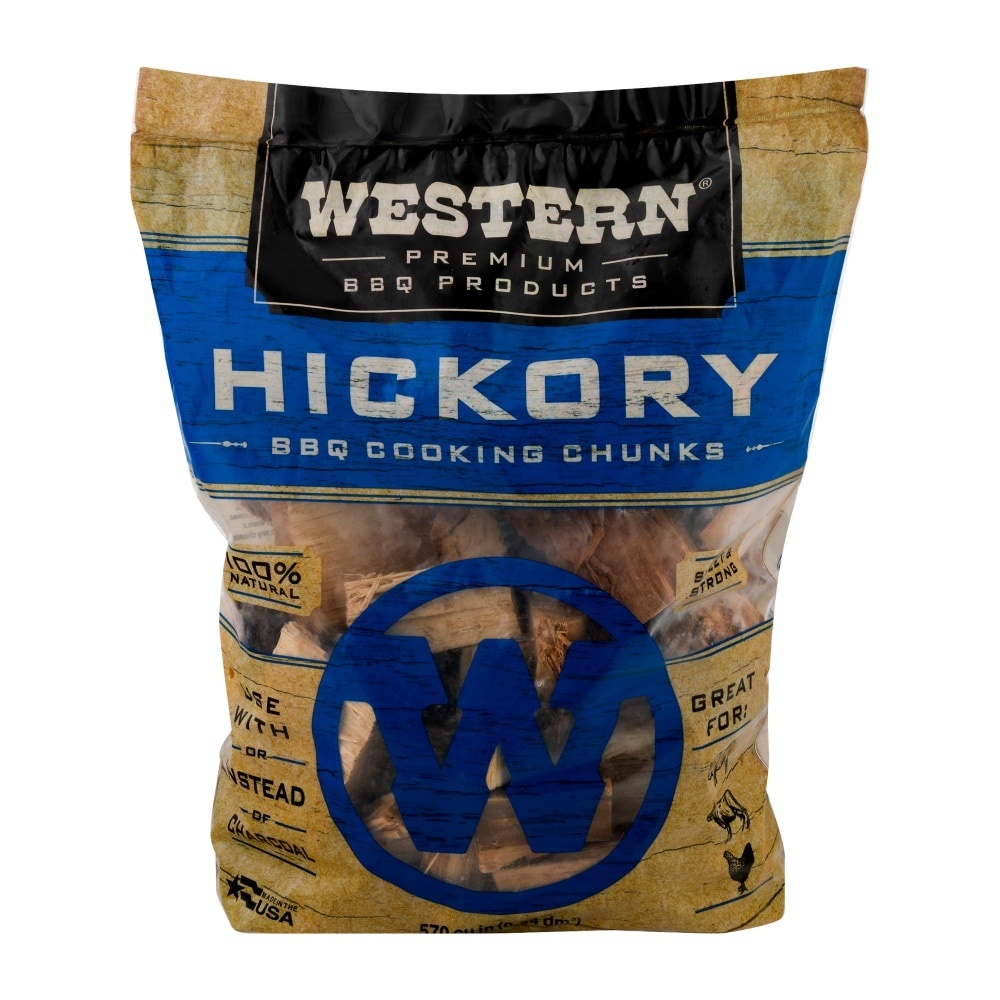 slide 1 of 1, Western Hickory BBQ Cooking Chunks, 8 lb