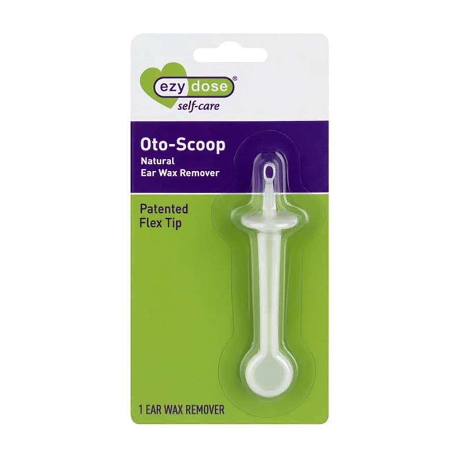 slide 1 of 1, EZY Dose Oto-Scoop Natural Ear Wax Remover, 1 ct