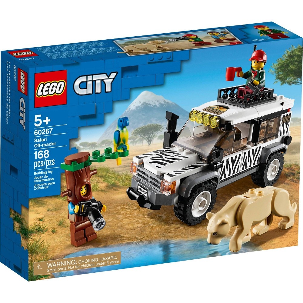 slide 2 of 7, LEGO City Safari Off-Roader 60267 Building Set, 1 ct