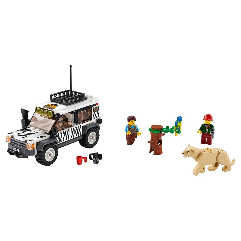 slide 3 of 7, LEGO City Safari Off-Roader 60267 Building Set, 1 ct