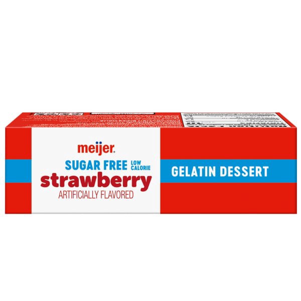 slide 16 of 29, Meijer Sugar Free Strawberry Gelatin, 0.44 oz