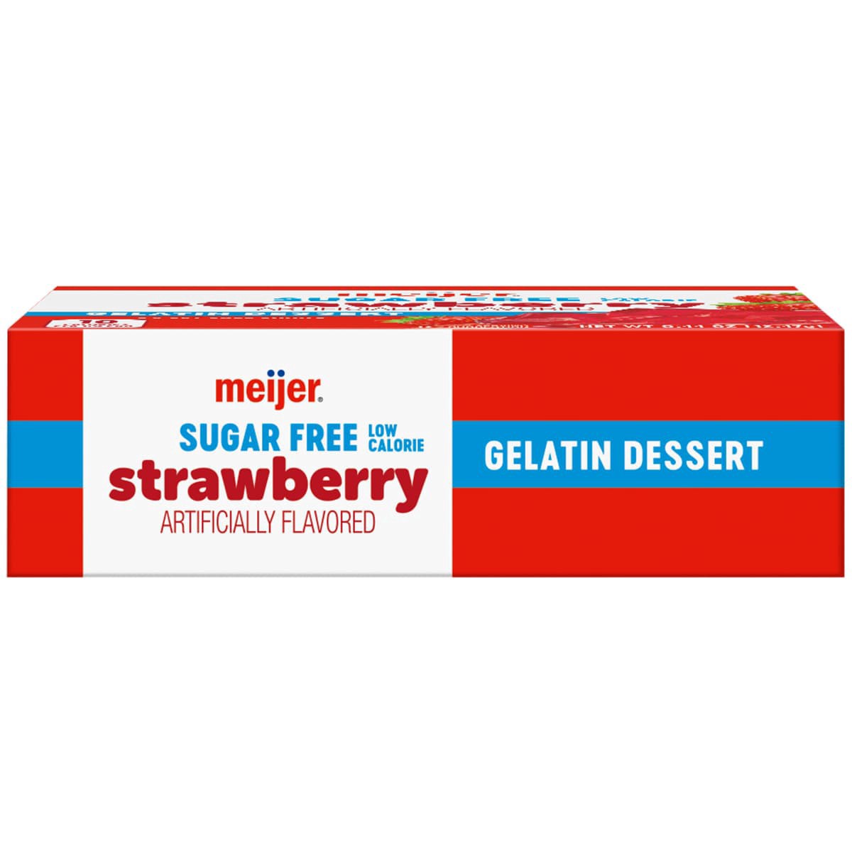 slide 29 of 29, Meijer Sugar Free Strawberry Gelatin, 0.44 oz