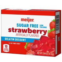 slide 7 of 29, Meijer Sugar Free Strawberry Gelatin, 0.44 oz