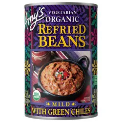 Amy's Kitchen Refried Beans with Green Chiles