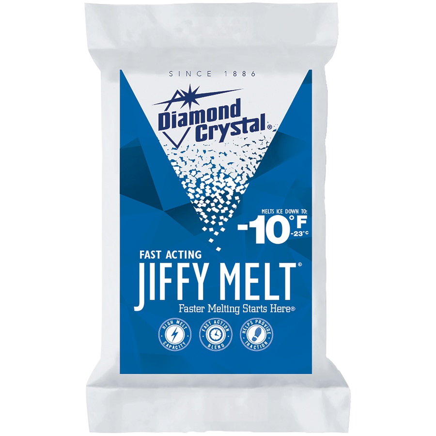 slide 1 of 1, Diamond Crystal Fast Acting Jiffy Melt Ice Melter, 20 lb