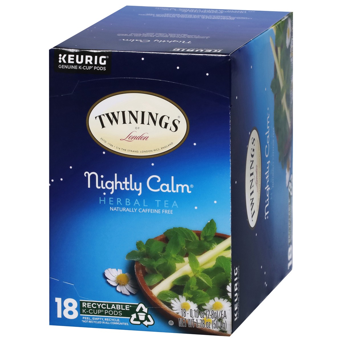 slide 12 of 14, Twinings Nightly Calm Herbal Tea 18 - 0.10 oz Pods, 18 ct