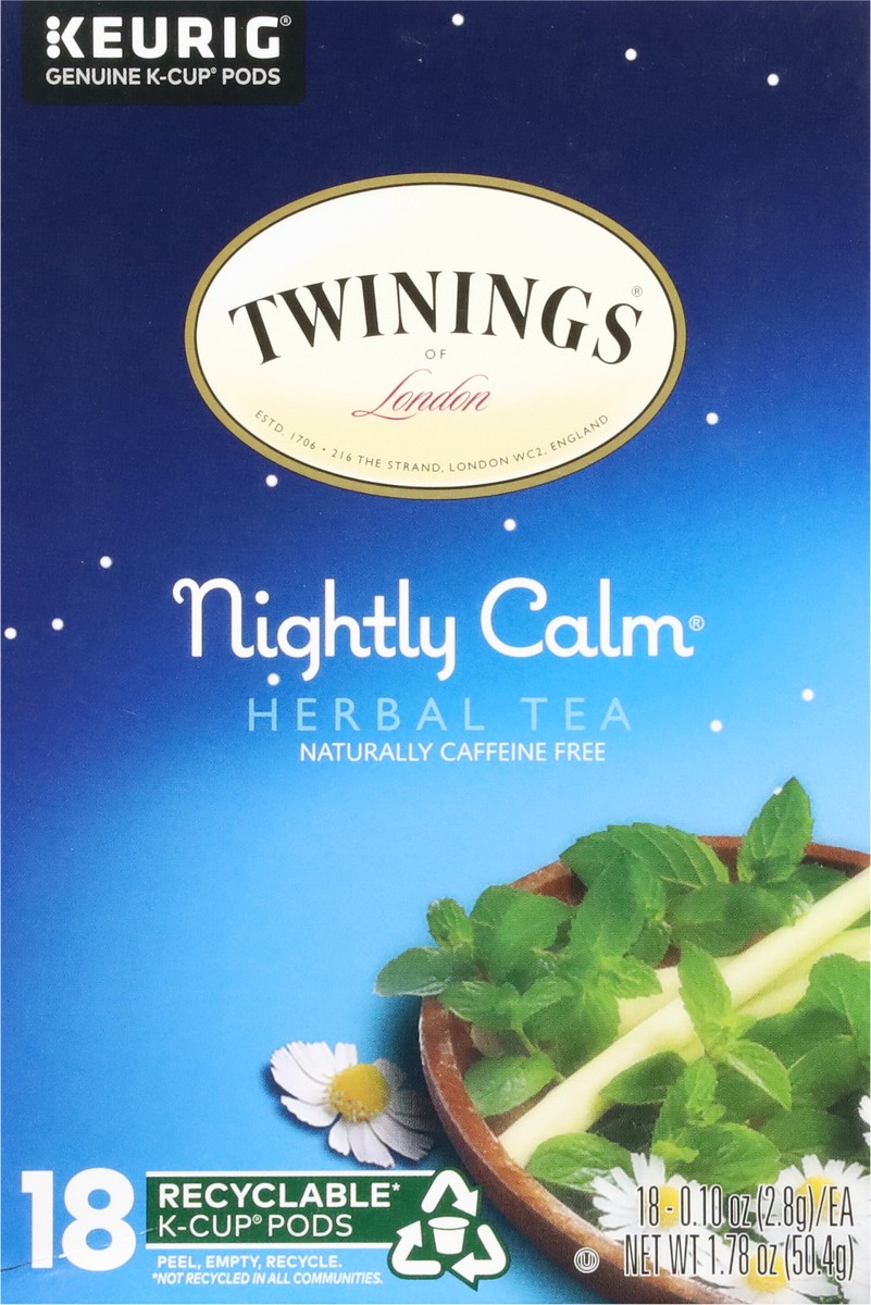 slide 6 of 14, Twinings Nightly Calm Herbal Tea 18 - 0.10 oz Pods, 18 ct