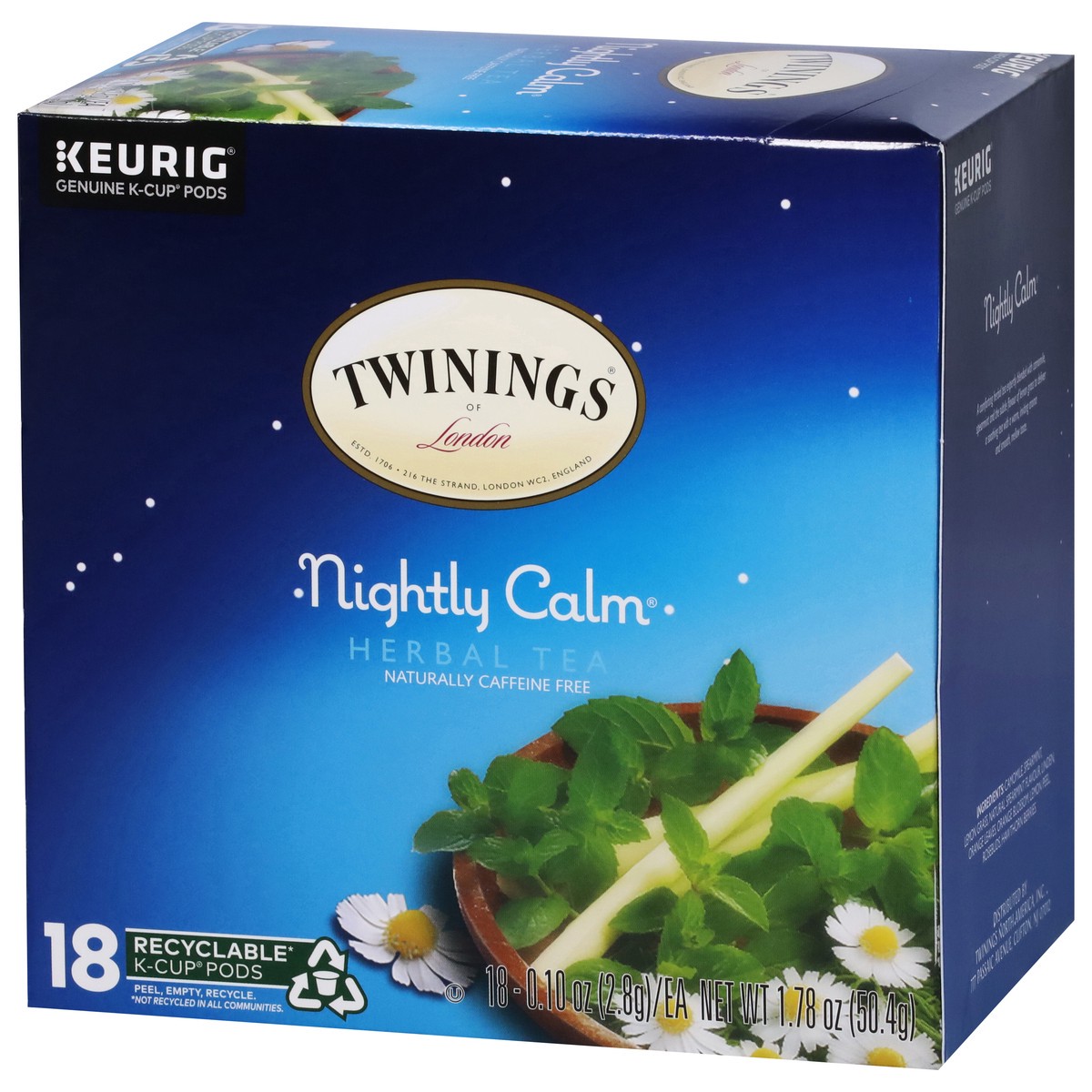 slide 2 of 14, Twinings Nightly Calm Herbal Tea 18 - 0.10 oz Pods, 18 ct