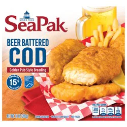 Seapak Beer Battered Cod