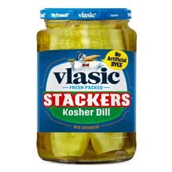 Vlasic Stackers Kosher Dill Pickles, Keto Friendly- 24 fl oz