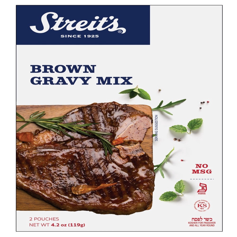 slide 1 of 10, Streit's Brown Gravy Mix 2 Pouches, 2 ct