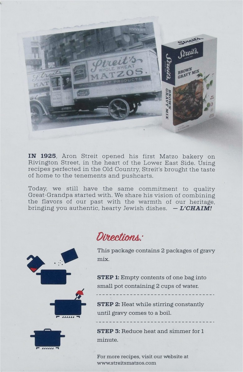 slide 9 of 10, Streit's Brown Gravy Mix 2 Pouches, 2 ct