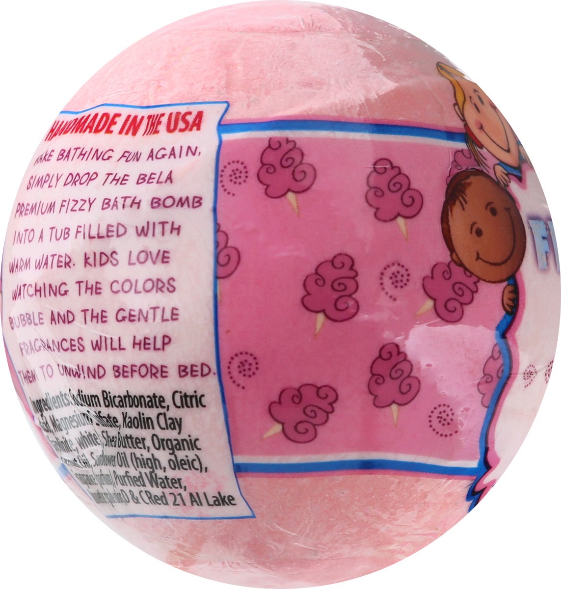slide 2 of 9, Bela Premium Bath Bomb Cottn Candy, 4.5 oz