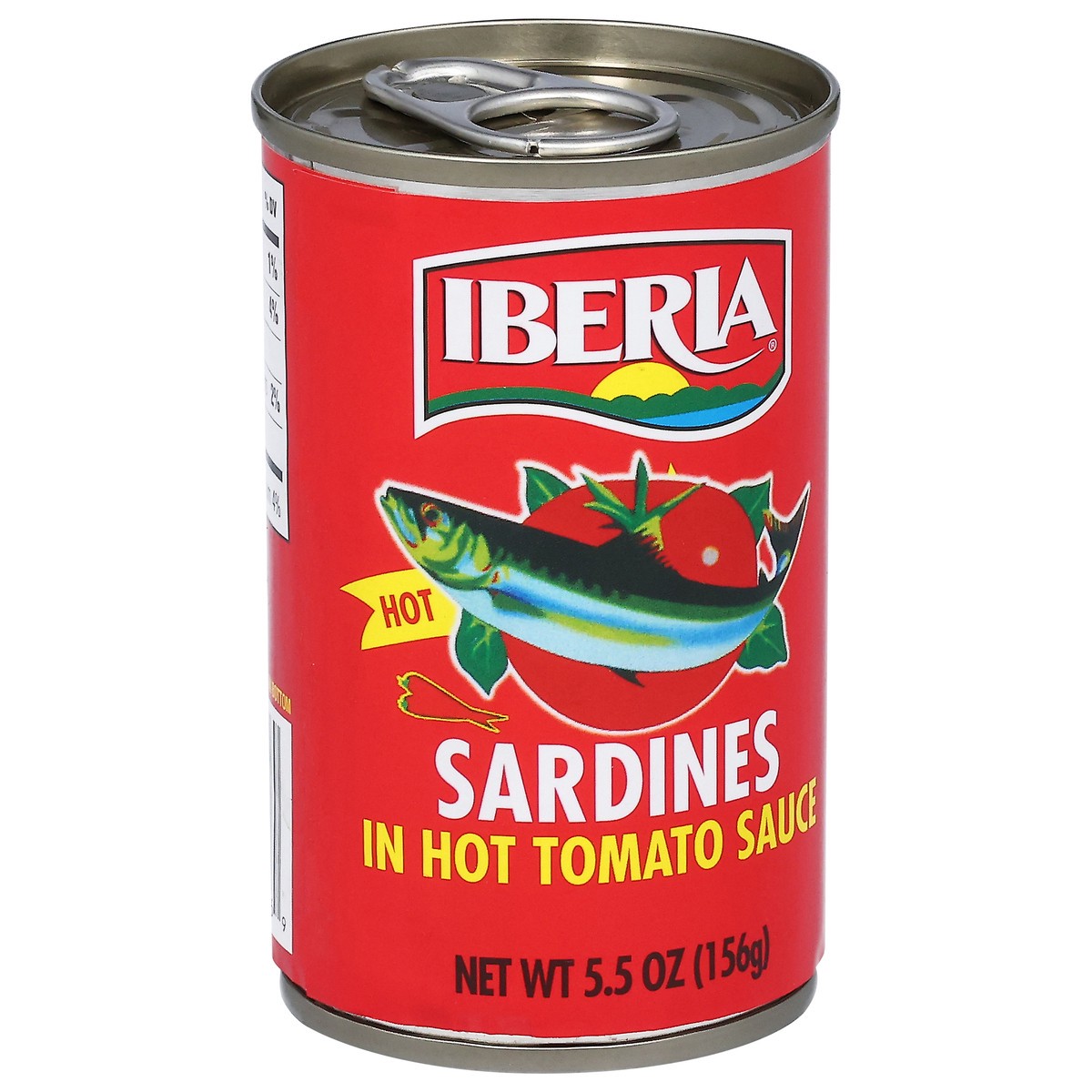 slide 11 of 14, Iberia Sardines in Hot Tomato Sauce, 5.5 oz