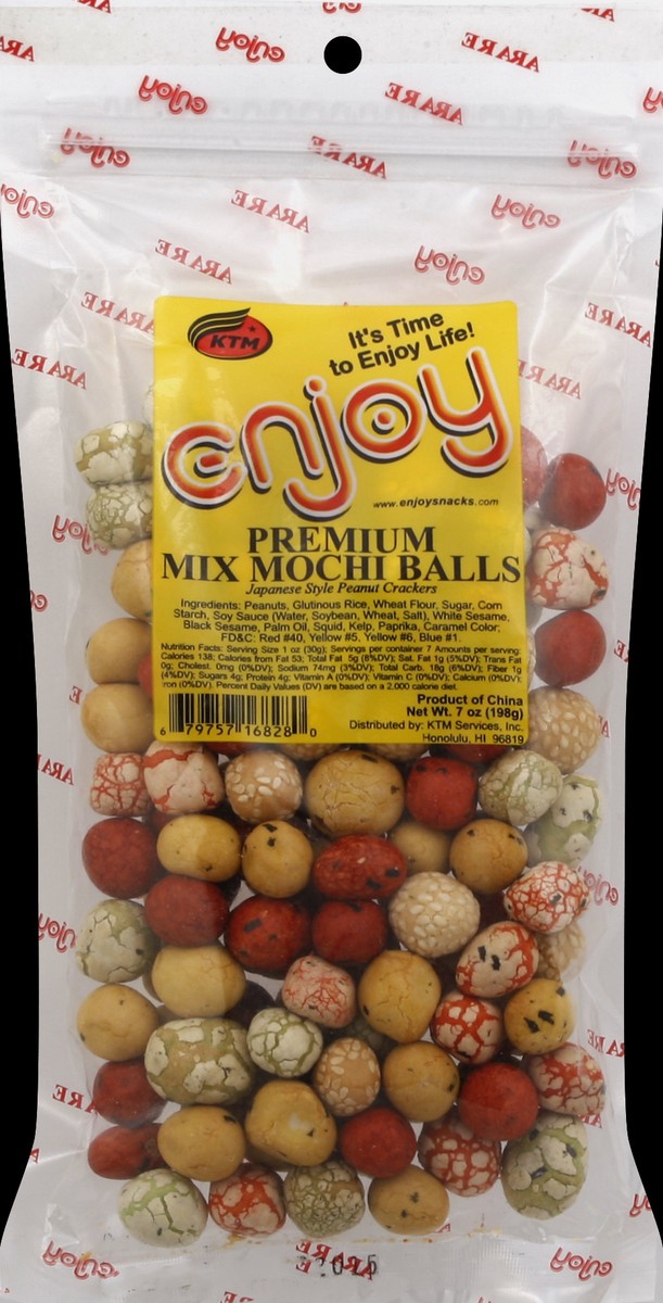 slide 2 of 3, Enjoy Mix Jumbo Peanut Balls, 7 oz