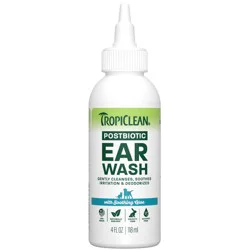 TropiClean Alcohol Free Ear Wash for Pets, 4oz