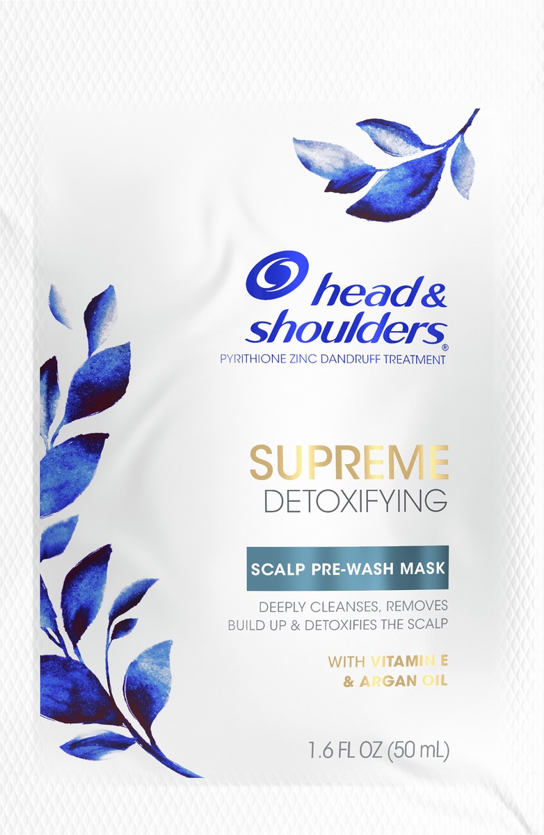 slide 3 of 3, Head & Shoulders Head and Shoulders Supreme Detoxifying Scalp Pre-Wash Mask, 1.6 fl oz, 1.6 oz