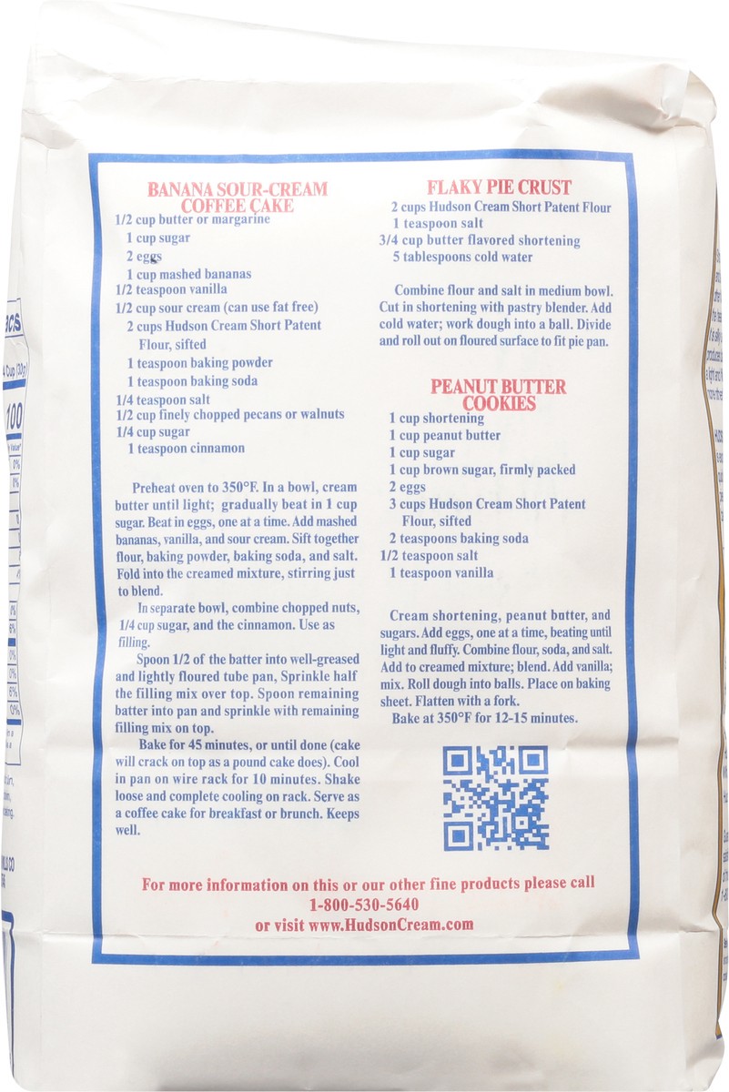 slide 13 of 13, Hudson Cream Short Patent Enriched Bleached Premium All Purpose Flour 5 lb, 5 lb