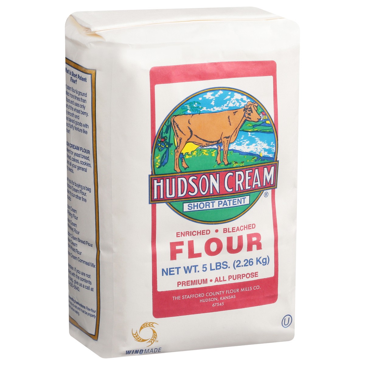 slide 11 of 13, Hudson Cream Short Patent Enriched Bleached Premium All Purpose Flour 5 lb, 5 lb