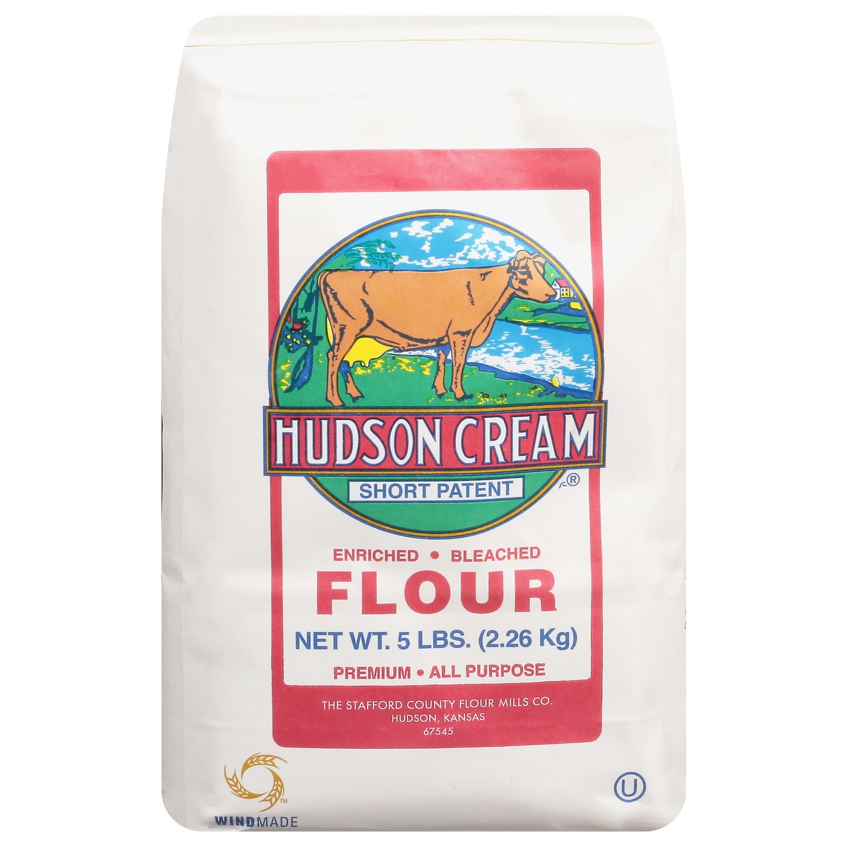 slide 1 of 13, Hudson Cream Short Patent Enriched Bleached Premium All Purpose Flour 5 lb, 5 lb