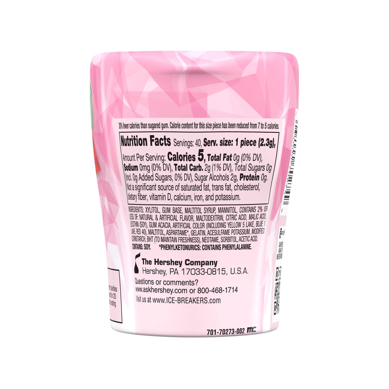 slide 2 of 2, Ice Breakers Ice Cubes Gum Watermelon Slushie Flavored Gum Bottle Pack - 3.24oz, 3.24 oz