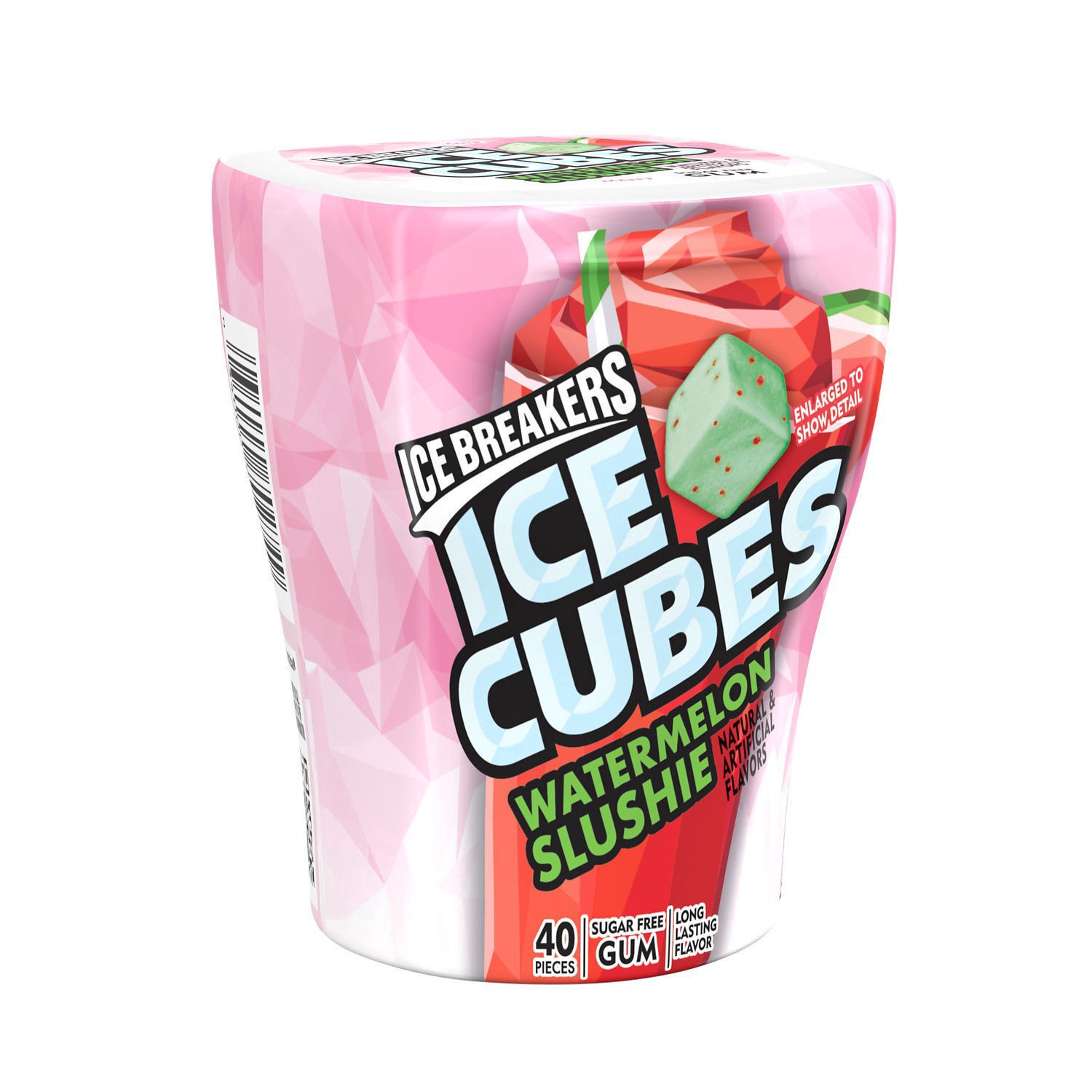 slide 1 of 2, Ice Breakers Ice Cubes Gum Watermelon Slushie Flavored Gum Bottle Pack - 3.24oz, 3.24 oz