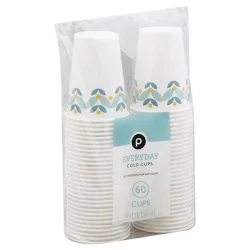 Publix Paper Cups, Cold, Decorated, 9 oz