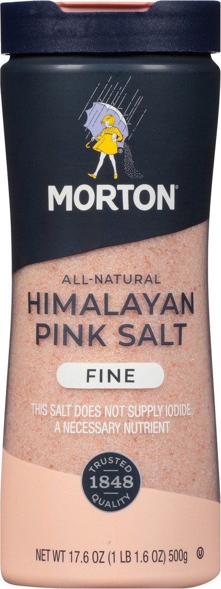 slide 10 of 11, Morton Fine Himalayan Pink Salt 17.6 oz, 17.6 oz