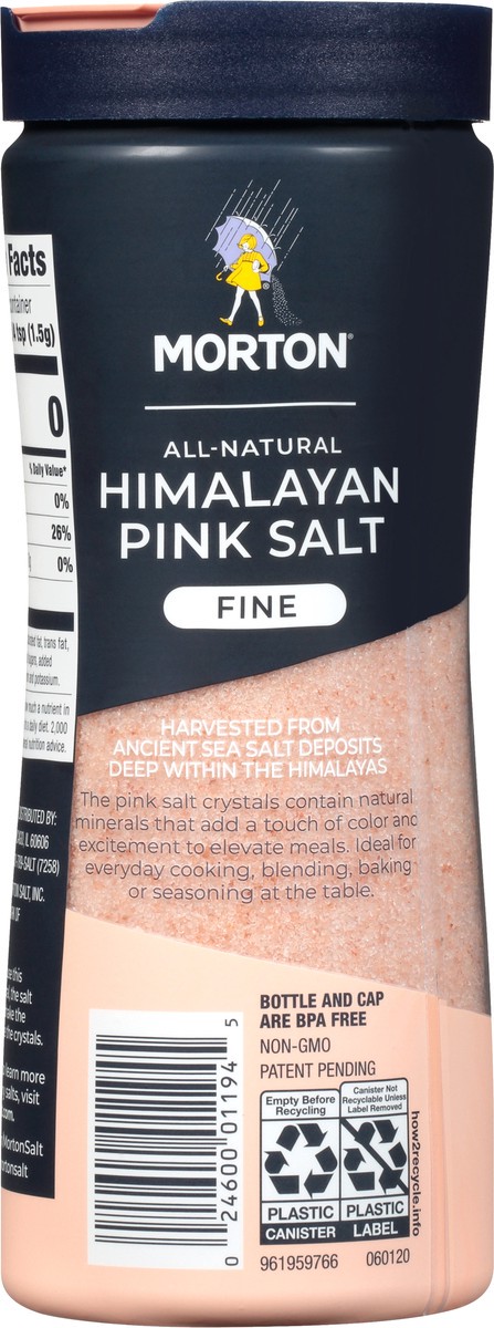 slide 9 of 11, Morton Fine Himalayan Pink Salt 17.6 oz, 17.6 oz