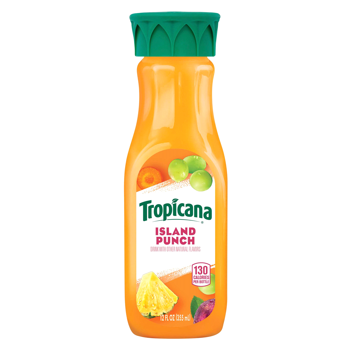 slide 1 of 1, Tropicana Island Punch Drink Bottle, 12 oz