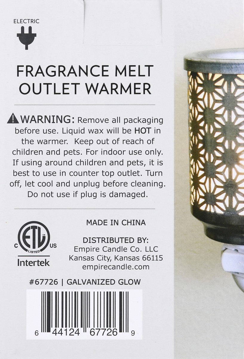 slide 8 of 10, Tuscany Candle Empire Galvanized Metal Outlet Warmer, 1 ct