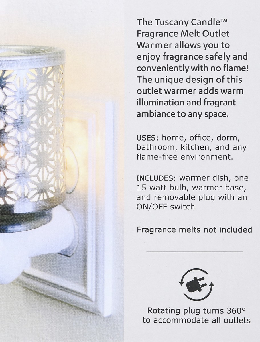 slide 9 of 10, Tuscany Candle Empire Galvanized Metal Outlet Warmer, 1 ct