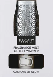 Tuscany Candle Empire Galvanized Metal Outlet Warmer