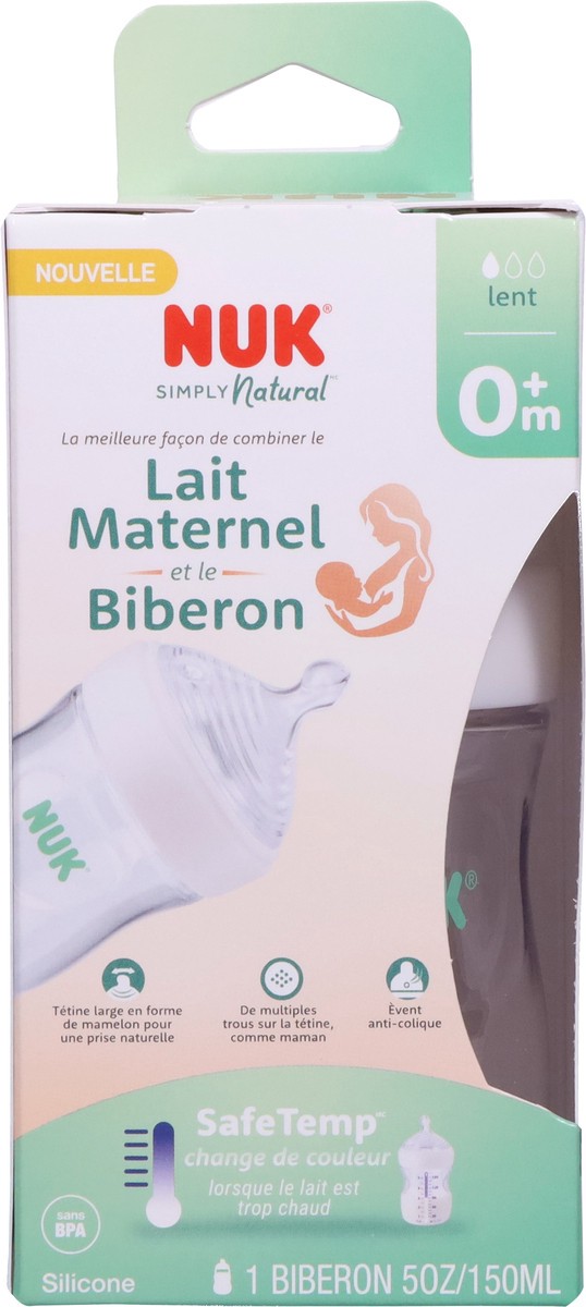 slide 8 of 9, Nuk Simply Natural Bottle, 5 oz, 1 ct
