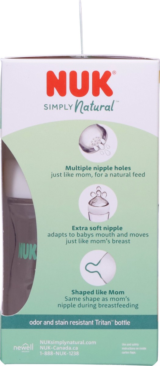 slide 3 of 9, Nuk Simply Natural Bottle, 5 oz, 1 ct
