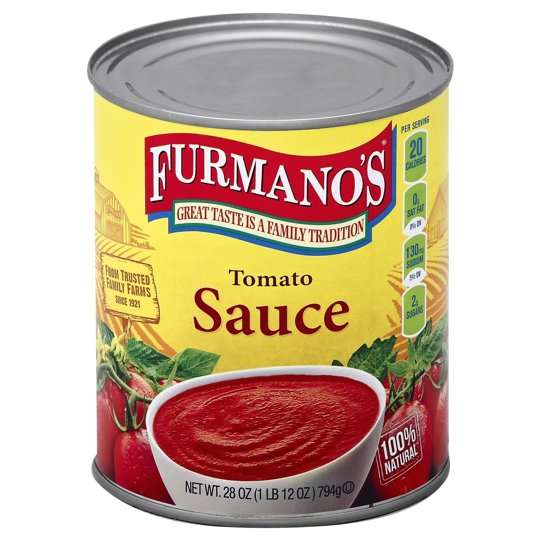 slide 1 of 6, Furmano's Furmanos Tomato Sauce - 28 Oz, 28 oz