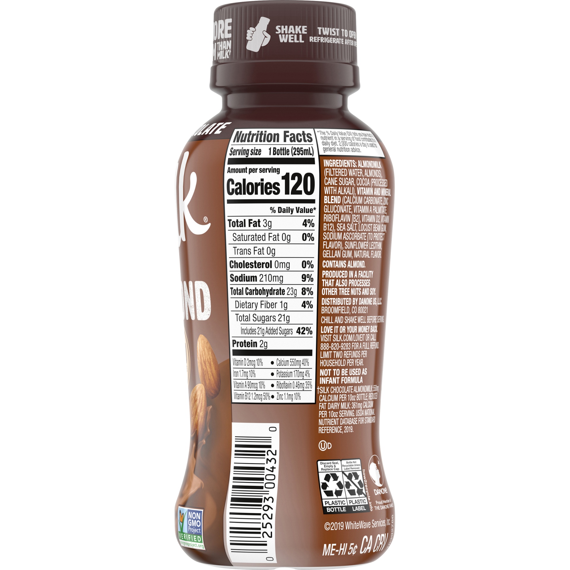 Silk Dark Chocolate Almondmilk 10 fl oz Shipt