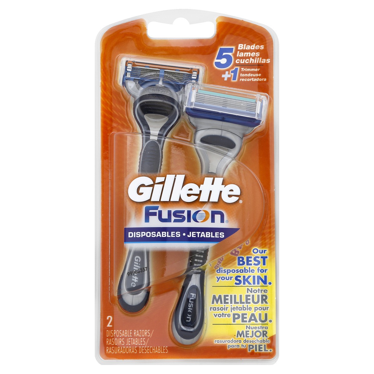 slide 3 of 3, Gillette Razors 2 ea, 2 ct