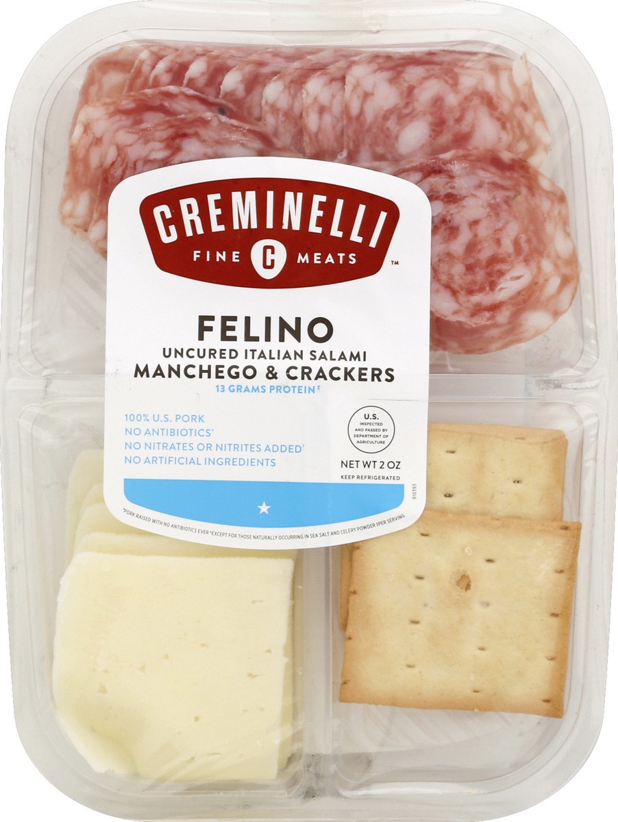 slide 4 of 4, Creminelli Sliced Felino, 2 oz