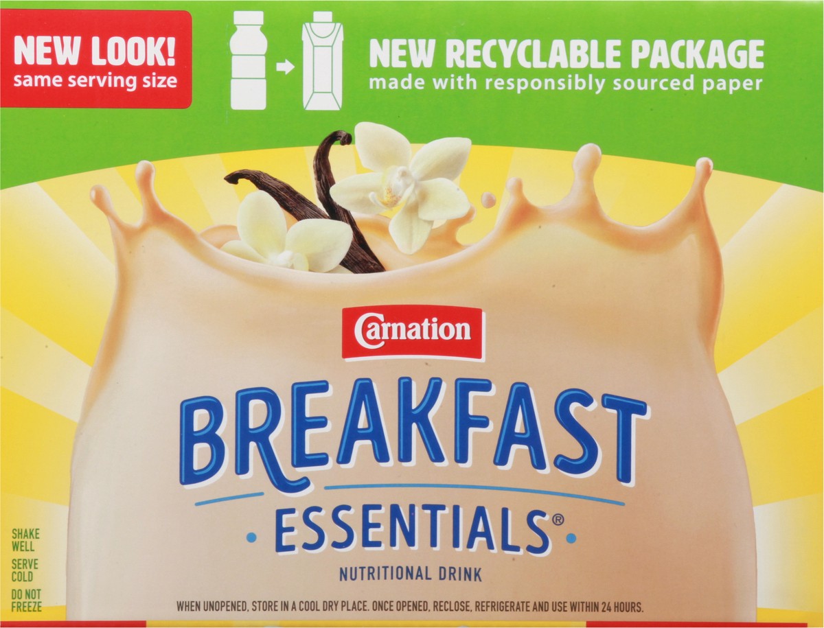 slide 3 of 9, Carnation Breakfast Essentials Classic French Vanilla Nutritional Drink 12 - 8 fl oz Each, 12 ct