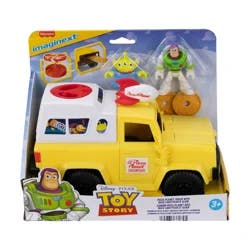 Fisher-Price Imaginext Toy Story Pizza Planet Truck With Buzz Lightyear Alien Playset