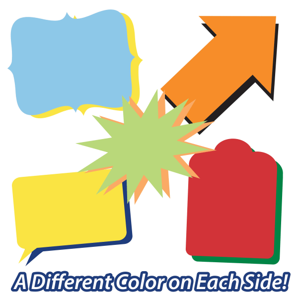 slide 2 of 2, Royal Brites Pre-Cut Poster Board Shapes, 11"" x 14"", Assorted Colors, Pack Of 5, 1 ct