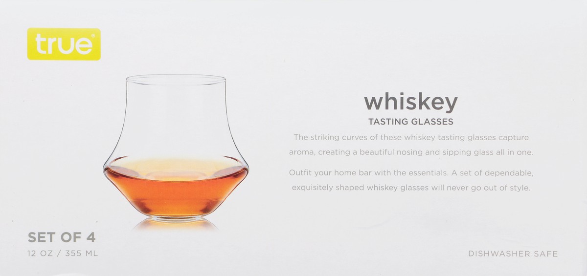 slide 2 of 9, TRUE 12 Ounce Whiskey Tasting Glasses 4 ea, 1 ct