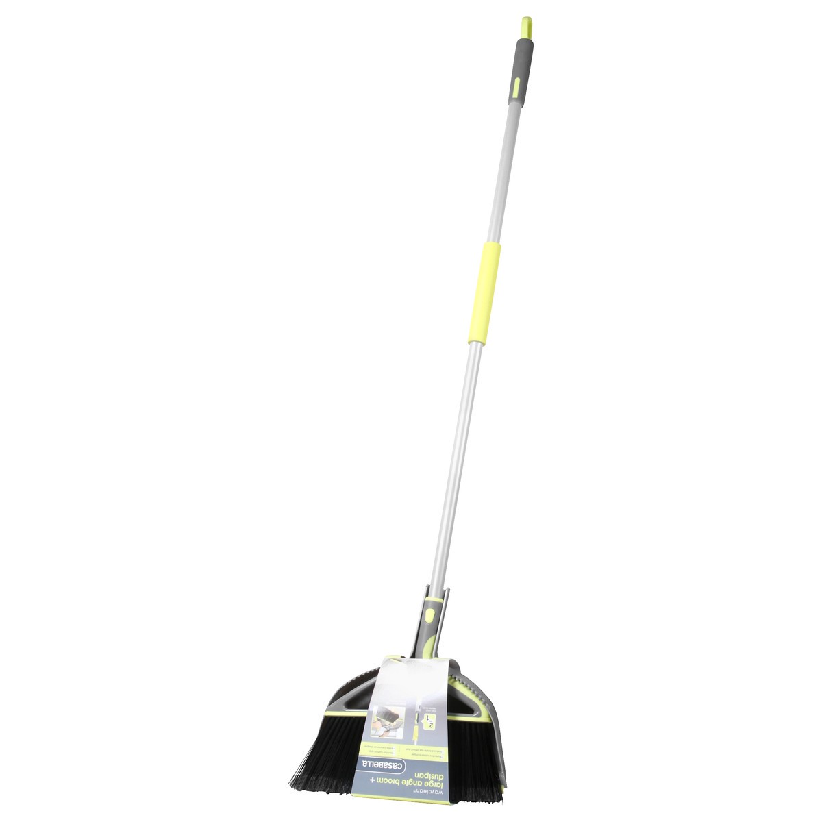 slide 2 of 9, Casabella Wayclean Deluxe Broom with Dustpan, 1 ct